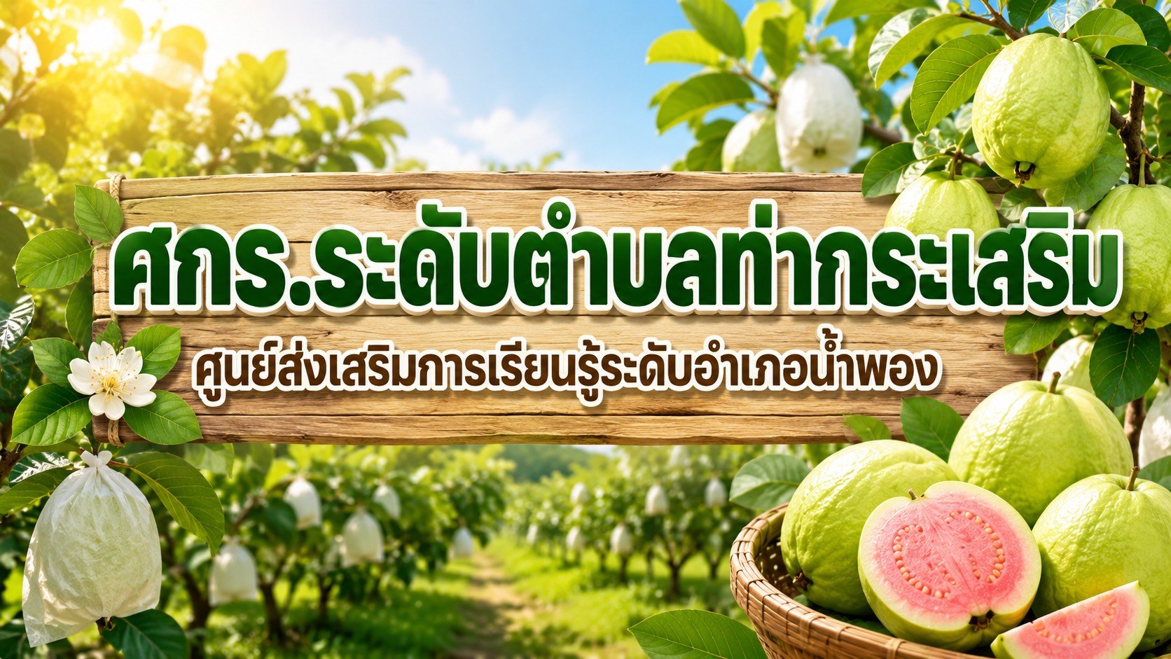 สวนฝรั่งจิมจู เกษตรพอเพียง