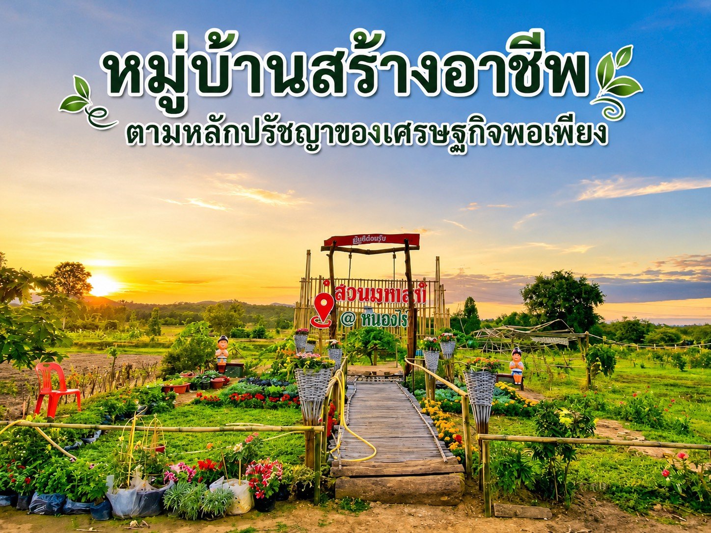 หมู่บ้านสร้างอาชีพตามหลักปรัชญาของเศรษฐกิจพอเพียง