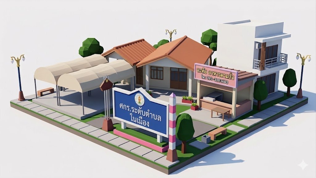 ศูนย์การเรียนรู้ระดับตำบลในเมือง