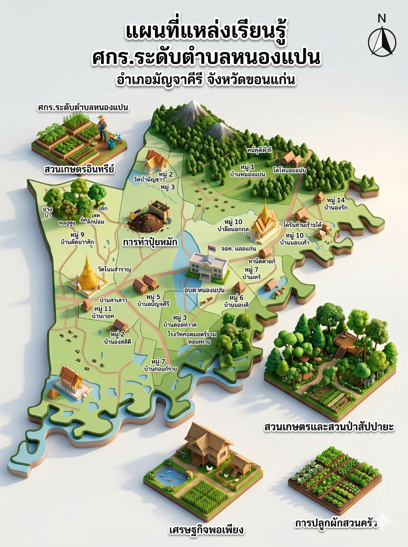 Infographic แผนที่