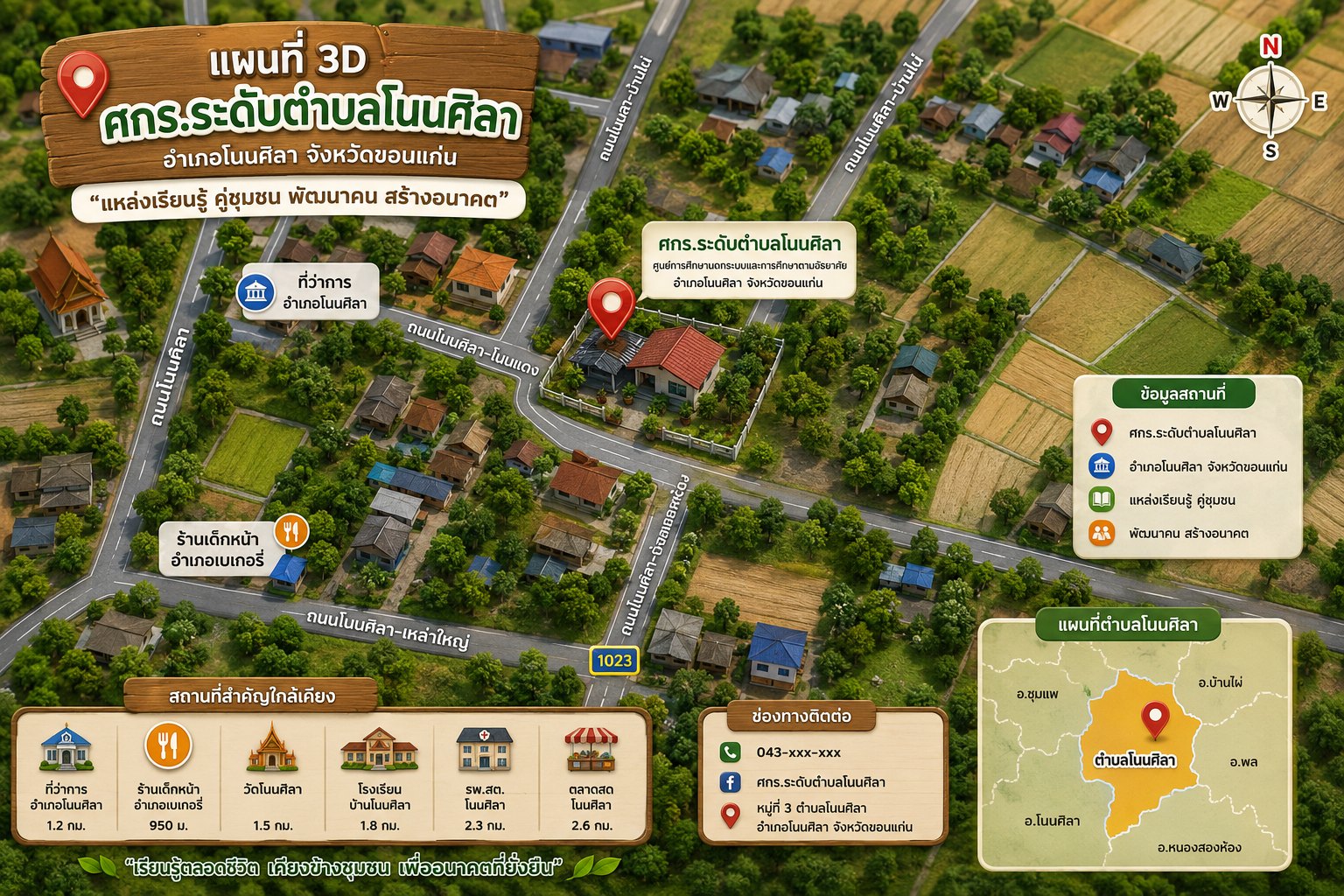 Infographic แผนที่