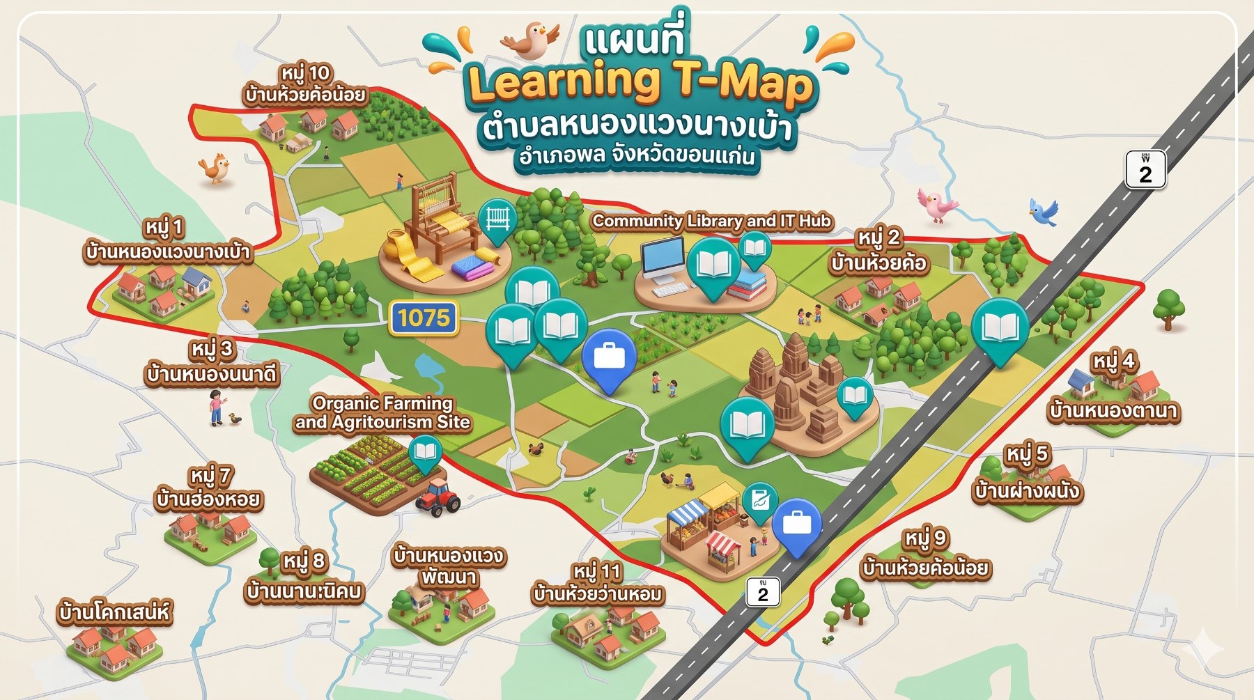 Infographic แผนที่